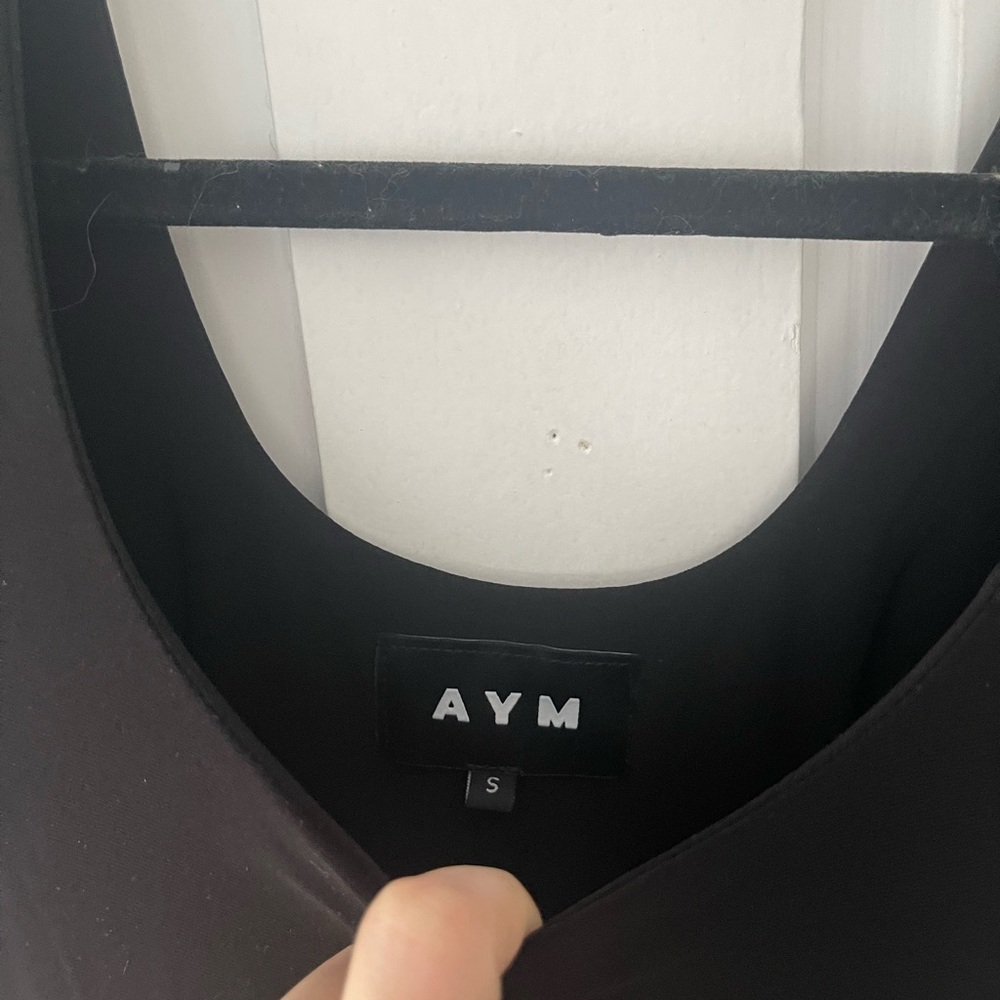 AYM Black Midi Dress